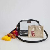 USC Poppy Tassel Bag in Black